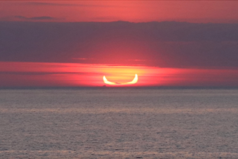 NOVAC eclipse chaser Lloyd Franklin captured this stunning image of the Ring of Fire eclipse on 10 June!