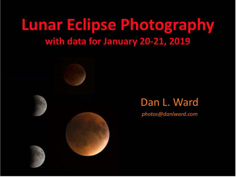 Lunar Eclipse Photography
