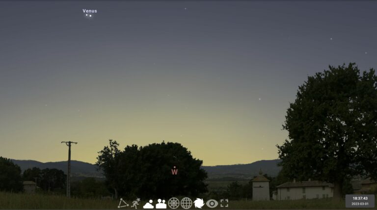 Taken using Stellarium