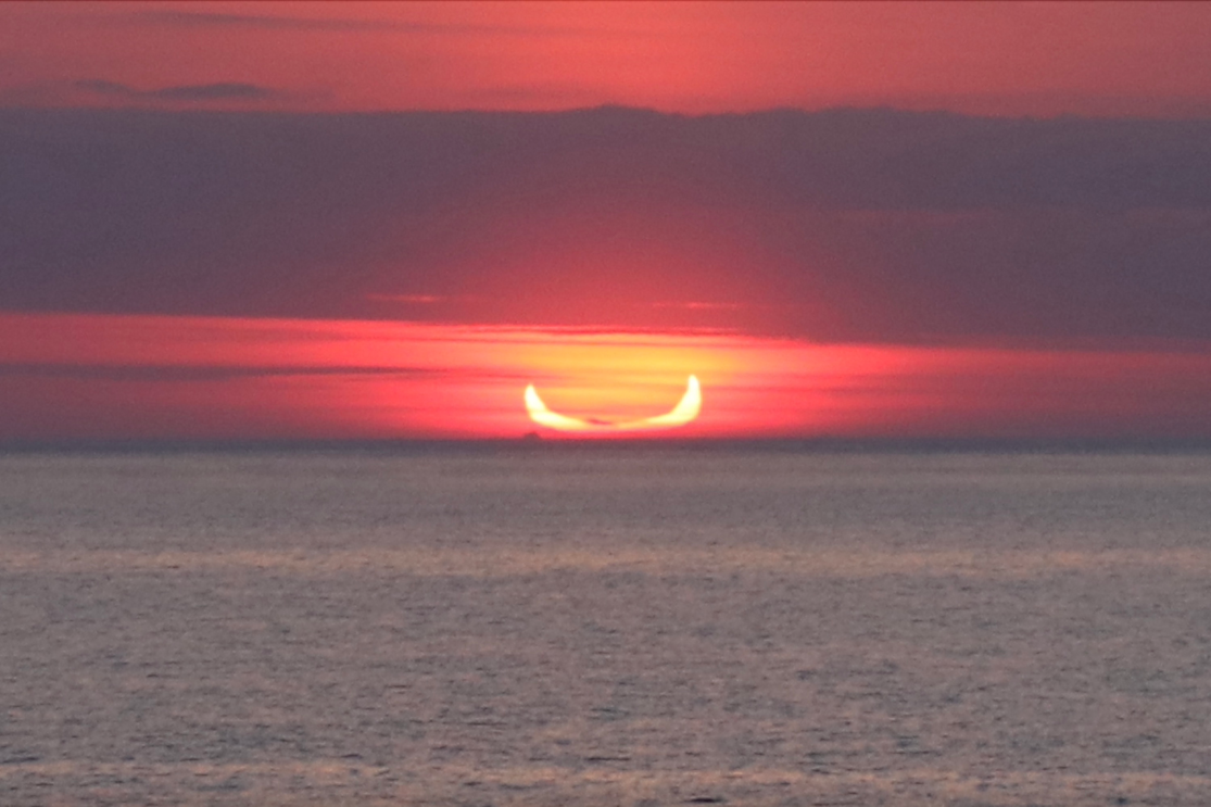 NOVAC eclipse chaser Lloyd Franklin captured this stunning image of the Ring of Fire eclipse on 10 June!